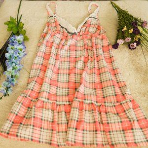 Plaid Cotton Slip from Victoria's Secret